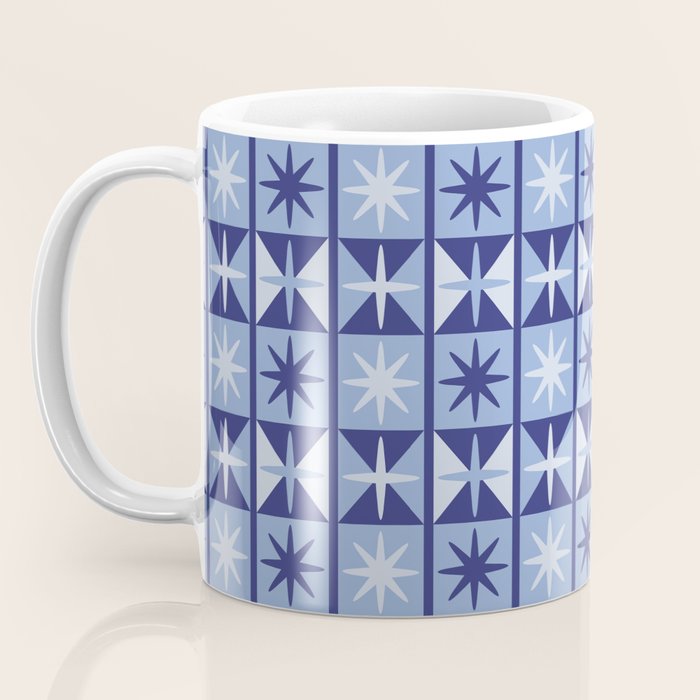 Mid Century Modern Starburst Pattern Coffee Mug Gallery Image 3