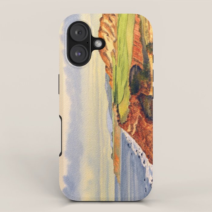 Pacific Dunes - On Bandon Dunes - Golf Course 13th Hole iPhone Case Gallery Image 1