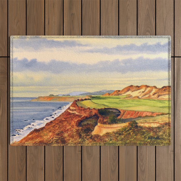 Pacific Dunes - On Bandon Dunes - Golf Course 13th Hole Outdoor Rug Gallery Image 1