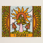 19. Sun Tarot Mushroom Jigsaw Puzzle Gallery Image 1