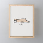 The Moody Puppies - Boxer Mini Art Print Gallery Image 1