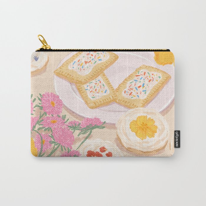 Floral Cookies  Carry All Pouch Gallery Image 1