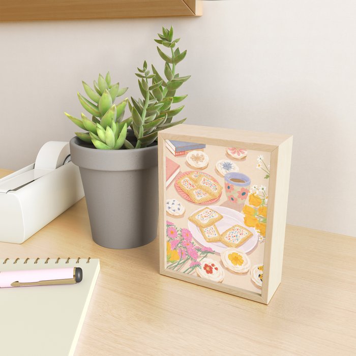 Floral Cookies  Mini Art Print Gallery Image 2
