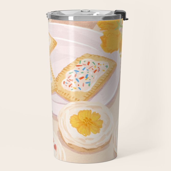 Floral Cookies  Travel Mug Gallery Image 2