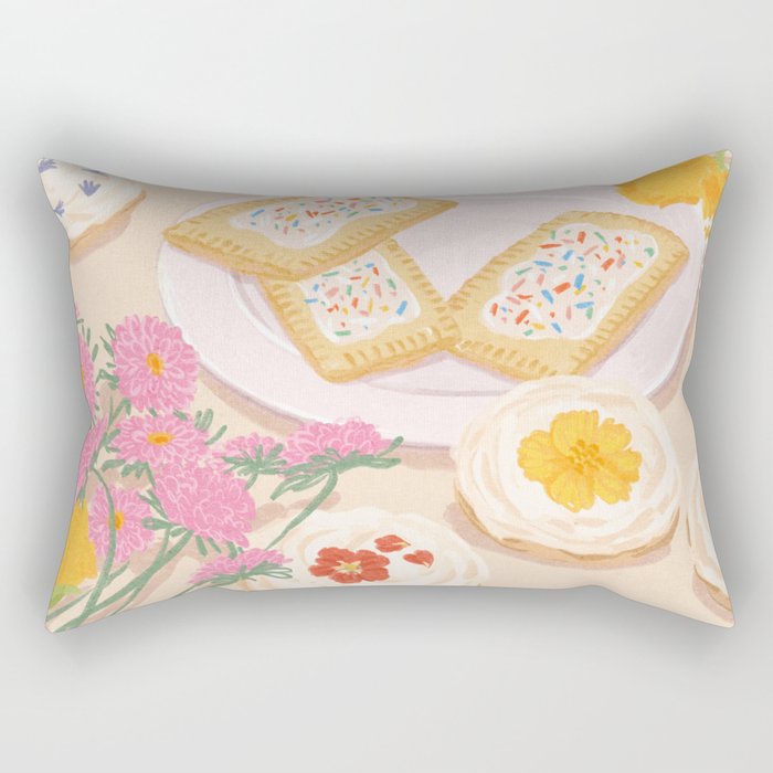 Floral Cookies  Rectangular Pillow Gallery Image 2