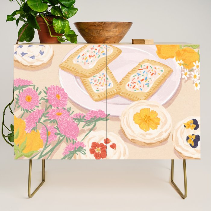 Floral Cookies  Credenza Gallery Image 1