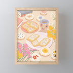 Floral Cookies  Mini Art Print Gallery Image 1