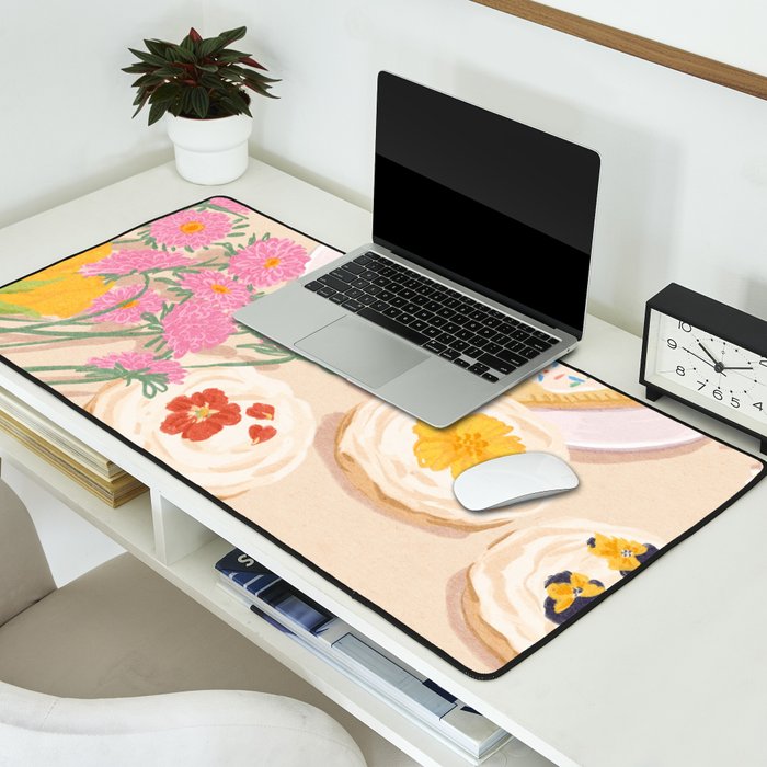 Floral Cookies  Desk Mat Gallery Image 2