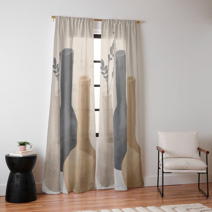 Vase Decoration VIII Window Curtain Gallery Image 12