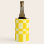 Bauhaus Series: Yellow Distorted Check Wine Chiller Gallery Image 2