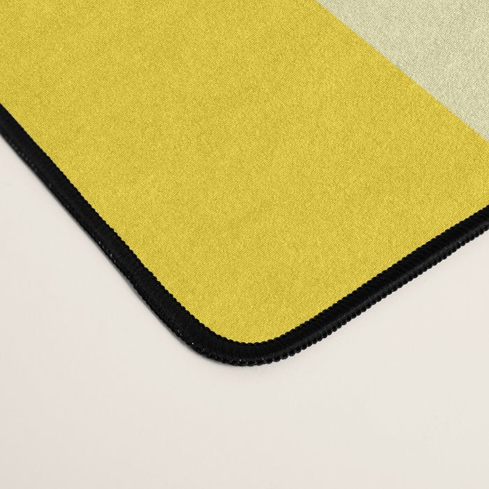 Bauhaus Series: Yellow Distorted Check Desk Mat Gallery Image 4