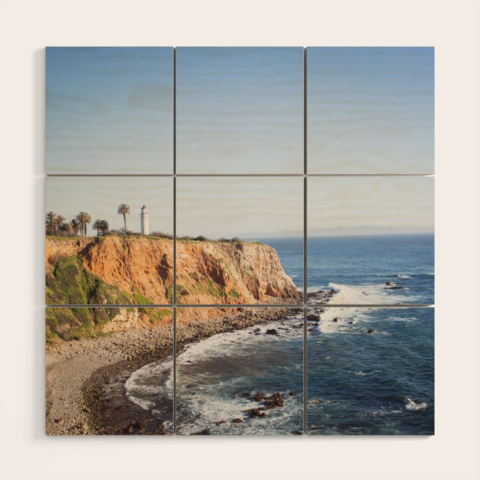 Point Vicente Lighthouse (color version) Wood Wall Art Gallery Image 1