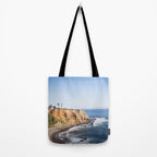 Point Vicente Lighthouse (color version) Tote Bag Gallery Image 2