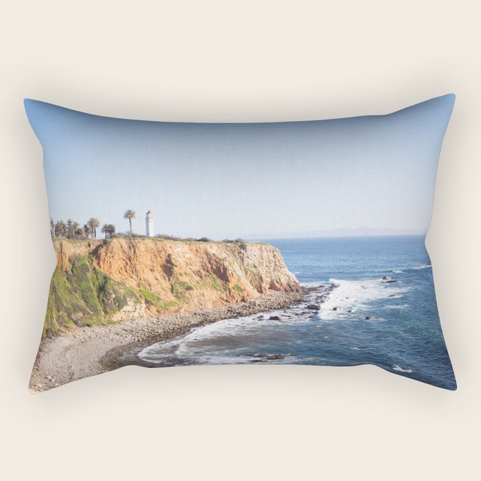 Point Vicente Lighthouse (color version) Rectangular Pillow Gallery Image 2