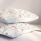 Christmas Pine and Berries Neutral Pillow Sham Gallery Image 3