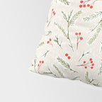 Christmas Pine and Berries Neutral Pillow Sham Gallery Image 4