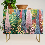 Floral Art Botanical Wall Art Maximalist Art Dopamine Decor Flower Print Japanese Painting  Credenza Gallery Image 1