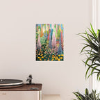 Floral Art Botanical Wall Art Maximalist Art Dopamine Decor Flower Print Japanese Painting  Poster Gallery Image 2