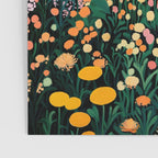 Floral Art Botanical Wall Art Maximalist Art Dopamine Decor Flower Print Japanese Painting  Poster Gallery Image 3