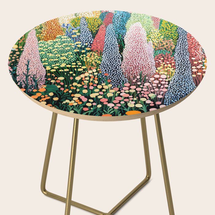 Floral Art Botanical Wall Art Maximalist Art Dopamine Decor Flower Print Japanese Painting  Side Table Gallery Image 2