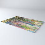Floral Art Botanical Wall Art Maximalist Art Dopamine Decor Flower Print Japanese Painting  Rug Gallery Image 3