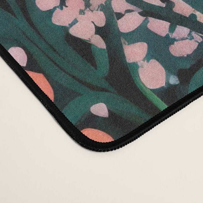 Floral Art Botanical Wall Art Maximalist Art Dopamine Decor Flower Print Japanese Painting  Desk Mat Gallery Image 4