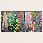 Floral Art Botanical Wall Art Maximalist Art Dopamine Decor Flower Print Japanese Painting  Desk Mat Gallery Image 3