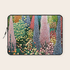 Floral Art Botanical Wall Art Maximalist Art Dopamine Decor Flower Print Japanese Painting  Laptop Sleeve Gallery Image 1