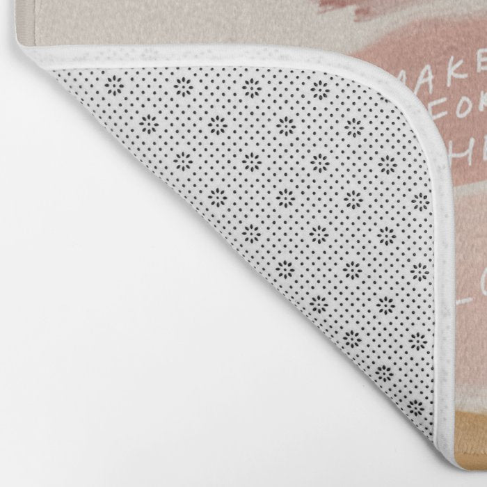 Make Time For What Helps You Bath Mat Gallery Image 2