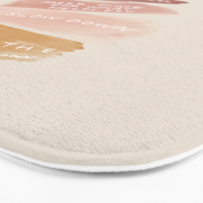 Make Time For What Helps You Bath Mat Gallery Image 3