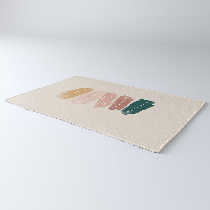 Make Time For What Helps You Rug Gallery Image 3