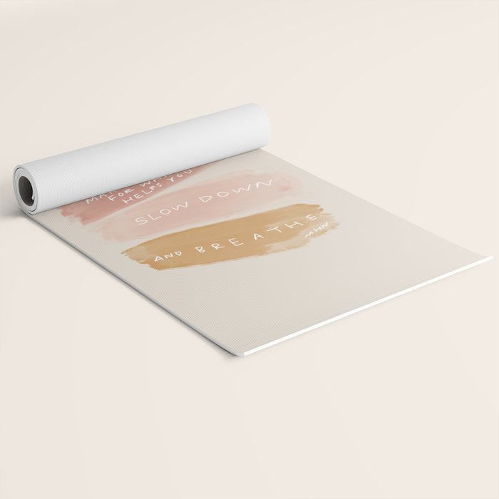 Make Time For What Helps You Yoga Mat Gallery Image 2