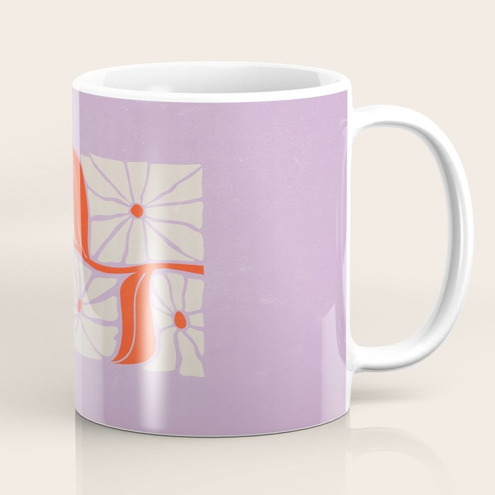 Plum & Flamingo: Les Fleurs | Flower Market Color Series 06 Coffee Mug Gallery Image 1