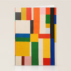 Mid-Century Modern Colorful Artwork Stationery Card Gallery Image 2