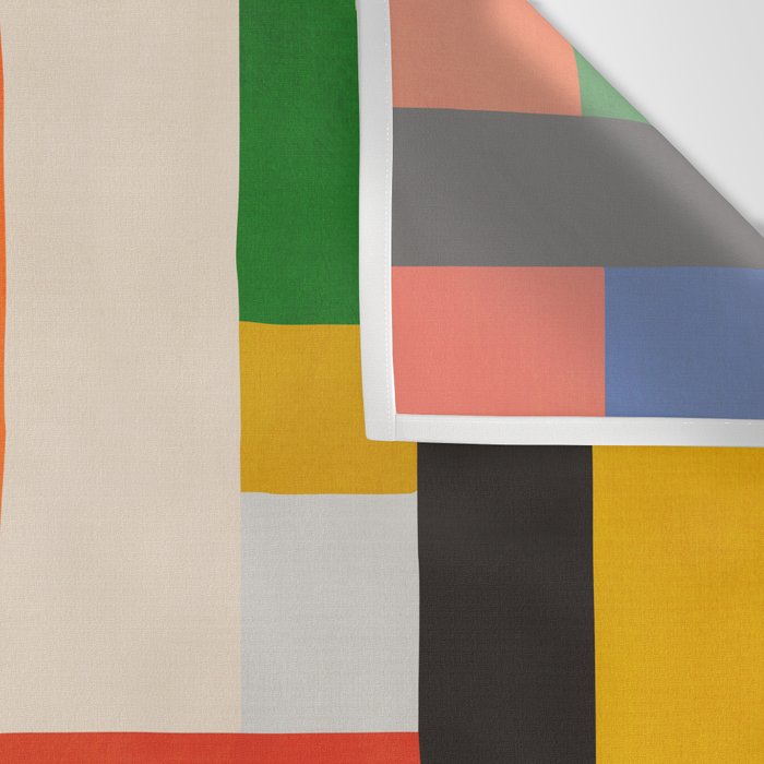 Mid-Century Modern Colorful Artwork Wall Tapestry Gallery Image 3