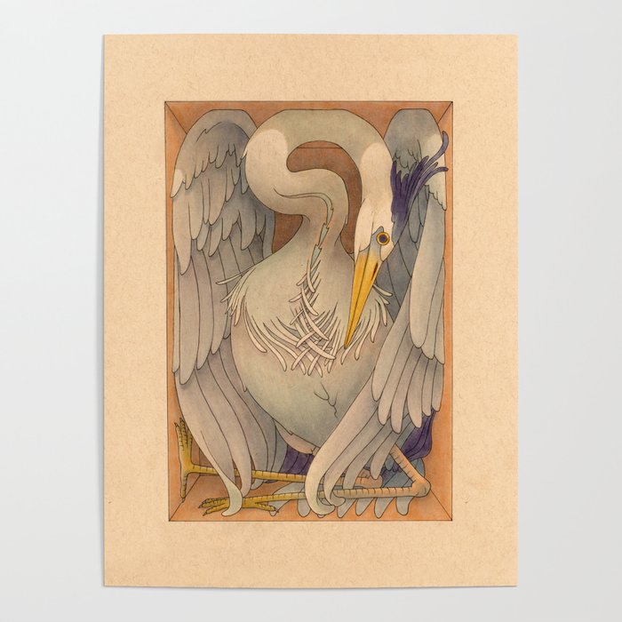 Great Blue Heron Poster Gallery Image 4