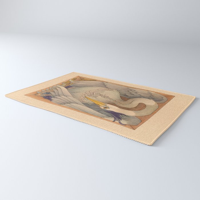Great Blue Heron Rug Gallery Image 3
