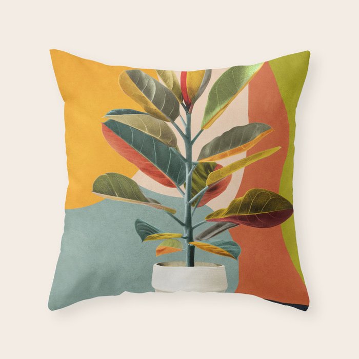 Colorful Branching Out 29 Throw Pillow Gallery Image 6