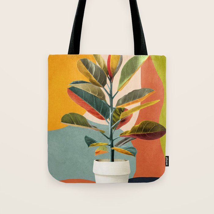 Colorful Branching Out 29 Tote Bag Gallery Image 1