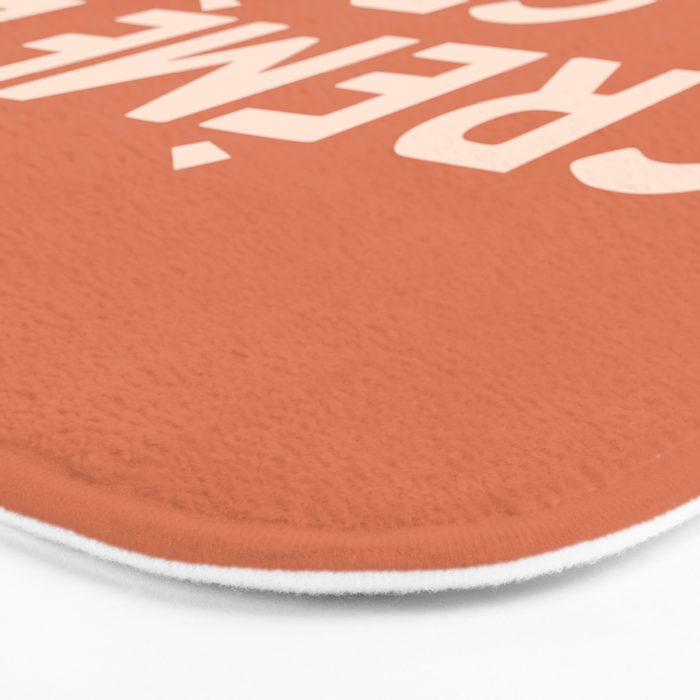 Creme de la Creme French Retro Hand Lettering Bath Mat Gallery Image 3