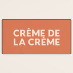 Creme de la Creme French Retro Hand Lettering Desk Mat Gallery Image 3