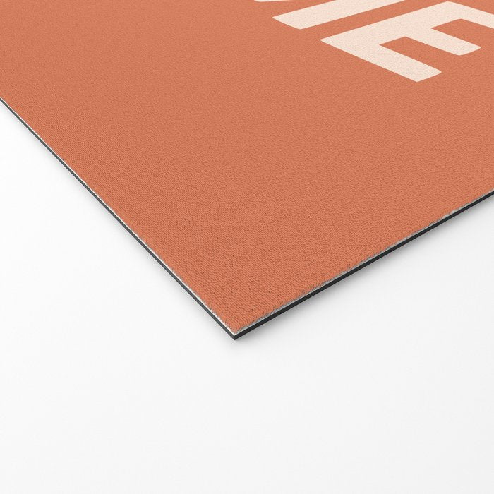 Creme de la Creme French Retro Hand Lettering Welcome Mat Gallery Image 2