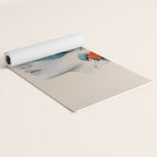 Minimal Collage Floral Portrait Yoga Mat Gallery Image 2