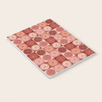 Retro Flowers Check Pattern XI Notebook Gallery Image 3