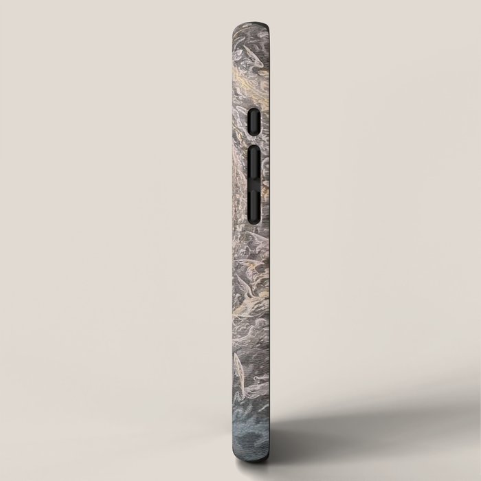 Gustave Dore - The saintly throng form a rose in the empyrean iPhone Case Gallery Image 2