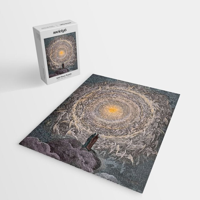 Gustave Dore - The saintly throng form a rose in the empyrean Jigsaw Puzzle Gallery Image 2