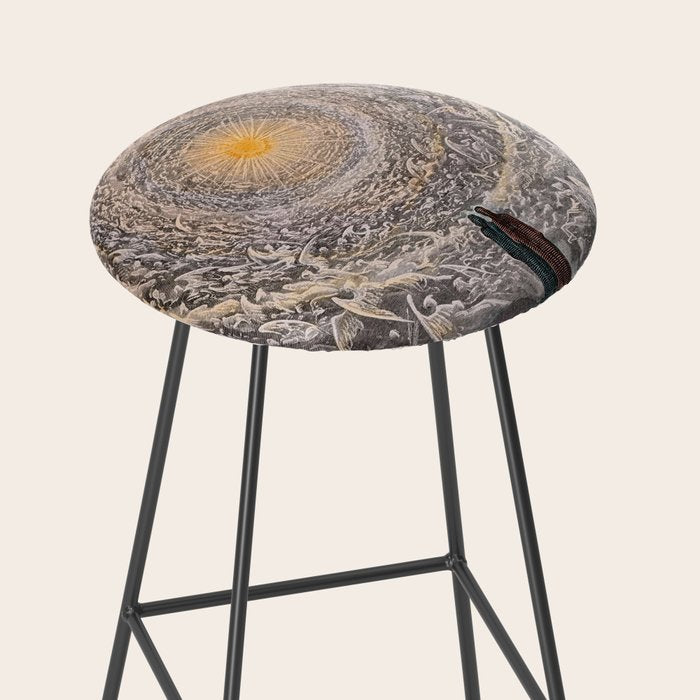 Gustave Dore - The saintly throng form a rose in the empyrean Stool Gallery Image 2