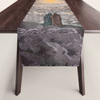 Gustave Dore - The saintly throng form a rose in the empyrean Table Runner Gallery Image 1