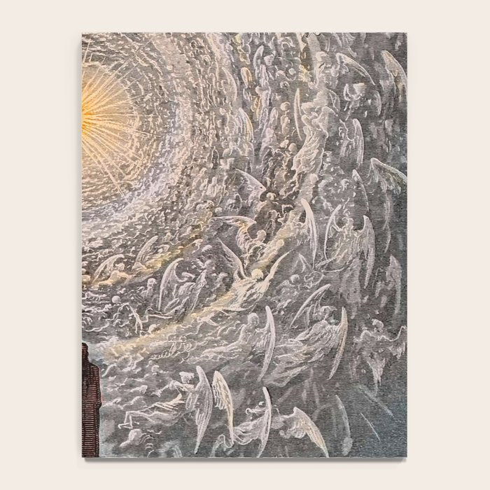 Gustave Dore - The saintly throng form a rose in the empyrean Notebook Gallery Image 4