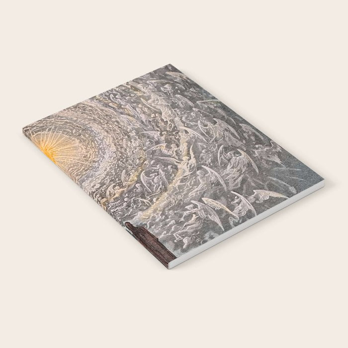 Gustave Dore - The saintly throng form a rose in the empyrean Notebook Gallery Image 2